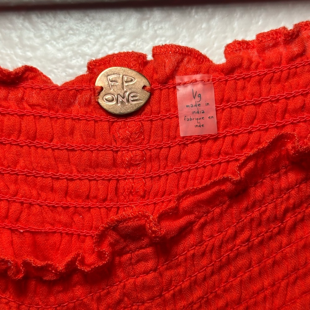 Cherry Red FP Namaste Sleep Shorts - Picture 3 of 3